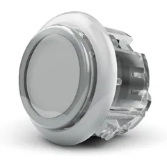OneFRAME A set + 24mm 1個 ホワイト アケコン用ボタン OneFRAME A set + 24mm 1 piece white arcade button