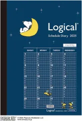 未使用品 ナカバヤシ ロジカルダイアリー2025月間ノートタイプP B6 ピーナッツ2 NS-B602-25PA2【送料無料】【メール便でお送りします】代引き不可