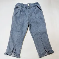 女の子 デニムストレッチパンツ 8分丈 セラフ 120cm 130cm 新品