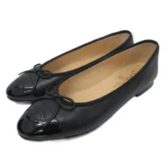 【美品】CHANEL シャネル レザーフラット シューズ　サイズ39 楽天市場】シャネル 39 シューズの通販