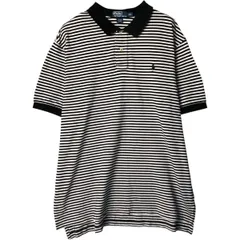 古着 ラルフローレン Ralph Lauren POLO by Ralph Lauren 半袖 ボーダー ポロシャツ メンズXXL相当/eaa578778
