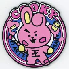 【中古】コースター COOKY(ジョングク) ペイントラバーコースター 「一番くじ BT21 ART 5th Anniversary」 G賞