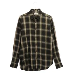 SAINT LAURENT PARIS (サンローランパリ) 15AW オンブレチェック 長袖シャツ ブラック 376916のサムネイル