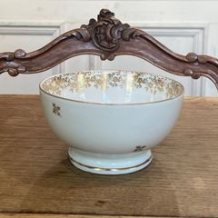 フランスアンティーク 　カフェオレボウル　中世絵　フレンチスタイル【723】