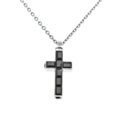 SWAROVSKI (スワロフスキー) クロスモチーフ シルバー ネックレス チャームのサムネイル