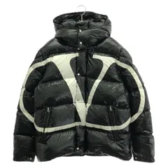 希少✨ VALENTINO ダウンジャケット 総柄 ロゴ ブラック ヌプシ系