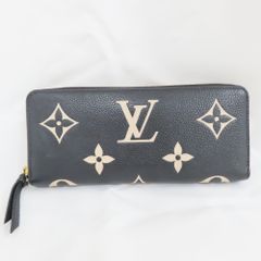 Ts588741 ルイ・ヴィトン 長財布 ポルトフォイユ･クレマンス モノグラム・アンプラント M82338 レディース LOUIS VUITTON 中古