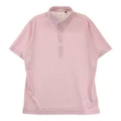 サイズ：3L CALLAWAY キャロウェイ  半袖ポロシャツ ボタンダウン 総柄 ピンク系 [240101298444]# ゴルフウェア メンズ ストスト