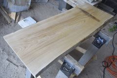 アウトレット クリ(栗)の一枚板 長さ約97cm 幅約38～39cm 厚さ約3.8cm DIY用 Z011
