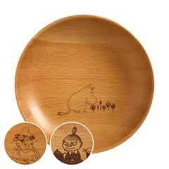 무료 배송(일부 제외) 신품 접시 21cm 목제 식기 무민 MOOMIN 미 스나프킨 디쉬 우드 내츄럴 카페풍 세련된 천연 나무 나뭇결 따뜻한 아웃도어 캠프 [toh-396425]
