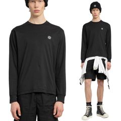23 STONE ISLAND ストーンアイランド 771522713 V0029 ブラック Tシャツ カットソー 長袖 size XXL