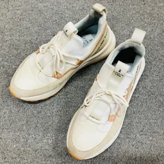 KT LANVIN en Blue　厚底スニーカー レースアップ　ホワイトベージュ　２３