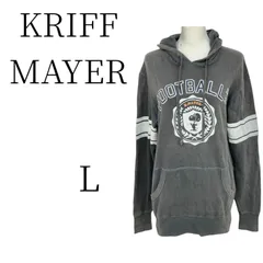 KRIFF MAYER クリフメイヤー グレー パーカー L HMRSHI02-63