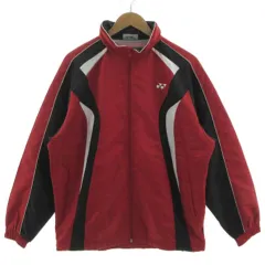ヨネックス YONEX ジャケット ウインドブレーカー ヒートカプセル HEAT CAPSULE スタンドカラー フード ロゴ刺繍 ジップアップ 裏起毛 配色 レッド 赤 ブラック 黒 ホワイト 白 L
