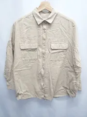 ◇ ⊆ B:MING by BEAMS ビーミング by ビームス コーデュロイ 長袖 シャツ サイズF ベージュ レディース E  【1507010006200】