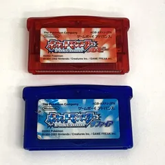 【現状品】Nintendo GAME BOY ADVANCE ソフト ポケットモンスター ルビー サファイア セット ポケモン ゲームボーイアドバンス GBA GT