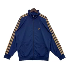 adidas アディダス トラックジャケット ジャージ JD5268 長袖 フルジップ スリーストライプス メンズ Mサイズ ネイビー トップス DM16706■