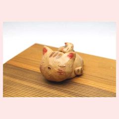もりわじん作 猫の置物 ネコ パンツ 非売品？ - メルカリ