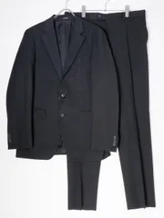 COMME CA MEN/コムサメン REDA ACTIVEウールギャバジン ソリッド セットアップジャケット スーツ【JK:L/PNT:LL】【MSTA75455】