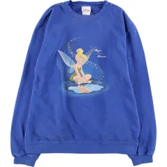 古着 00年代 ディズニーストア Disney Store Tinker Bell ティンカーベル キャラクタースウェットシャツ トレーナー/eaa576396