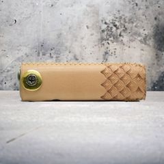 手作り 本革 ケープハントレザー IQOS イルマ ワン 真鍮 ターコイズ アイコスケース