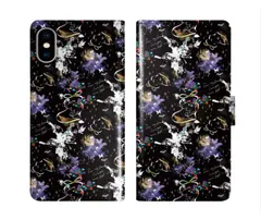 [iPhone11 Pro Max] iPhone15 ケース スカラー スマホケース 手帳型 iPhone16 ケース iPhone 16 15 14 13 SE 第3世代 第2世代 スマホカバー 全機種対応 手帳 ScoLar コラージュ リボン キラキラ