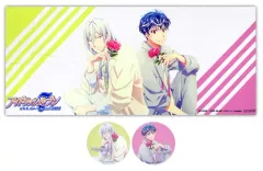 【中古】雑貨 Re：vale(百＆千) 撮り下ろしフェイスタオル＆缶バッジ2個セット 「Blu-ray/DVD アイドリッシュセブン Second BEAT!」 楽天ブックス全巻購入特典