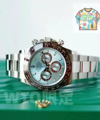 【今日WTO】ROLEX ロレックス デイトナ "アイスブルー" 自動機械 セラミック 904スチール 夜光-WTO輸入2-QIY25