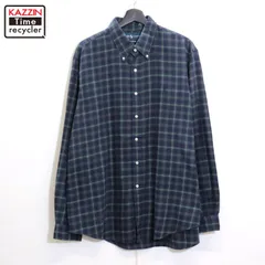 00s RALPH LAUREN チェック柄 ボタンダウン 長袖シャツ メンズ 表記XLサイズ