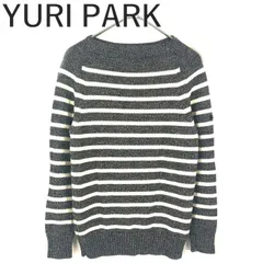 新品未使用YURI PARK カシミヤ手袋 アイボリー・ネイビー ボーダー m50323452886_1.jpg?1731372549