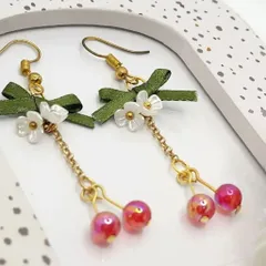 さくらんぼピアス/イヤリング