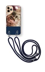 シンプルスマホ6 A201SH   スマホケース スマホショルダー 猫 ねこ ネコ 美猫 写真  かわいい ストラップ 調節可能 152cm  カラー05
