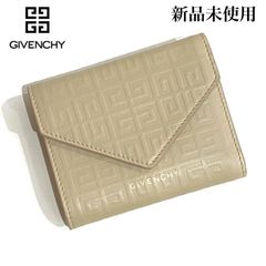 【新品未使用】 GIVENCHY ジバンシー コンパクトウォレット Gカットウォレット BB60K7B1TZ ベージュ