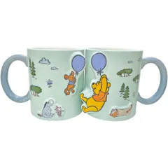 ☆ くまのプーさん/森の仲間 ☆ ディズニー ペアマグ ディズニー ペアマグ disney Disney マグカップ マグ カップ コップ ペア セット 食器 キャラクター カップル 夫婦 結婚祝い キャラ かわいい ギフト 贈り物