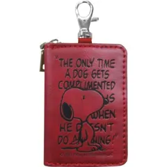 スマートキーケース スヌーピー レッド SN283