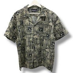 reyn spooner レインスプーナー アロハシャツ 半袖シャツ トップス ハイビスカス 総柄 アーバンリサーチ AA95-13Y051 黒 ブラック アイボリー Lサイズ メンズ 夏 有明ガーデンrecollect店 36 No.B10242