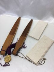 S【アンティーク】扇子 2点セット 和小物 骨董 昭和レトロ