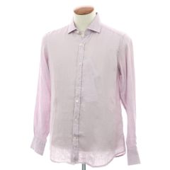 新品】バグッタ Bagutta コットン セミワイドカラー カジュアルシャツ  