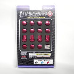 【RAYS正規品】レイズ ジュラナット ギアタイプ 4穴用 M12ｘP1.25 16個入 レッドアルマイト
