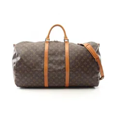 ルイ・ヴィトン LOUIS VUITTON ボストンバッグ キーポル バンドリエール60 PVCコーティングキャンバス レザー キーポル・バンドリエール6