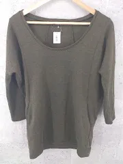 ◇ URBAN RESEARCH KBF 長袖 ニット セーター F ブラウン ブラック *  【1002800300501】