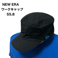 NEW ERA　ニューエラ　ワークキャップ　55.8  ブラック
