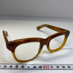 昭和ヴィンテージ・激レア瓶底硝子特注老眼鏡・ 硝子レンズ極美品