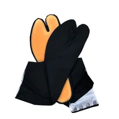 祭りのゴム底　祭り足袋【黒】簡易地下足袋　エアーやクッションなどは入っていません