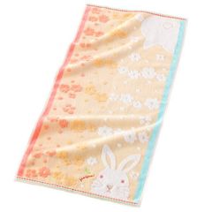 もちぷにフェイスタオル　うさぎ