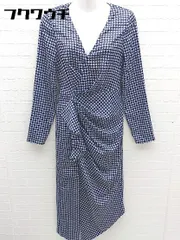 ◇ C/MEO COLLECTIVE カメオコレクティブ 総柄 長袖 ロング ワンピース サイズXXS ネイビー レディース 【中古】 【1002801181949】のサムネイル