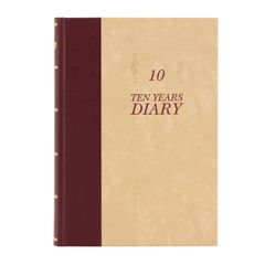 1年4行 アピカ 日記帳 10年日記 横書き B5 日付け表示あり D313