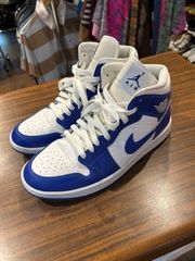 NIKE ナイキ AIR JORDAN1 エアジョーダン1 MID ミドルカット スニーカー  ブルー系 ケンタッキーブルー 27.5cm A-440
