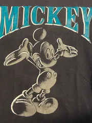 グッドフェイス　グッドフェード　90s　ミッキーマウス　ブラック　フェード　グラフィック　ロック　墨黒　ヴィンテージ　ディズニー　Disney　ｔシャツ　バンt バンドtシャツ