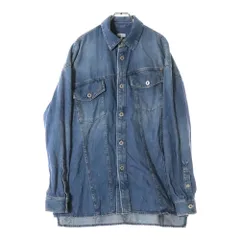 LOEWE (ロエベ) 22AW スラント オーバーサイズ デニム ロングスリーブ  